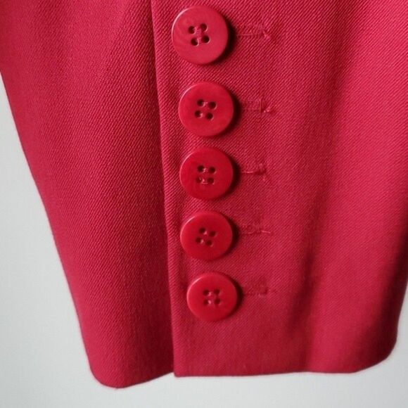 NWT GRACE DANE LEWIS RED BLAZER JACKET SIZE 10 OFFICE HOLIDAY HUNGER GAM… - Picture 6 of 11